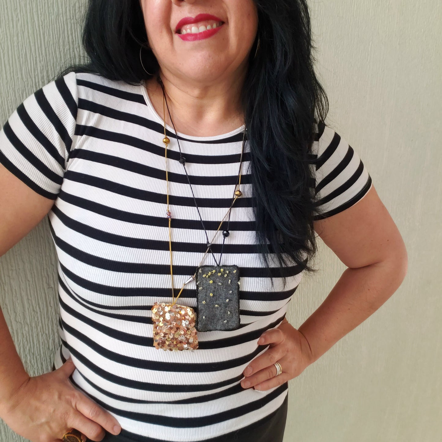 JUEGO DE COLLARES DISCO